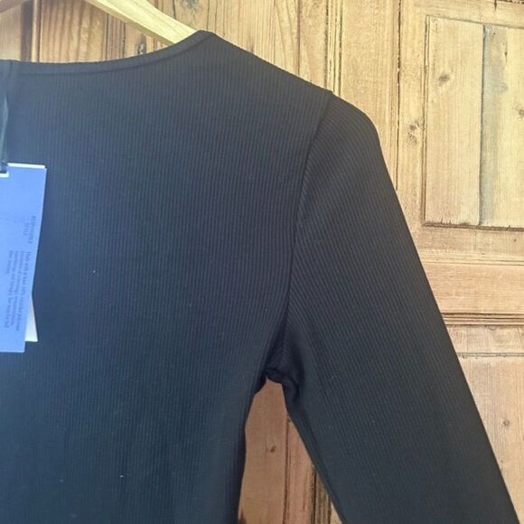 Future Collective by Kahlana Barfield Brown XS Black One Piece Long Sleeve Bodys - Picture 6 of 7